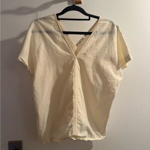 Black Crane White kimono top